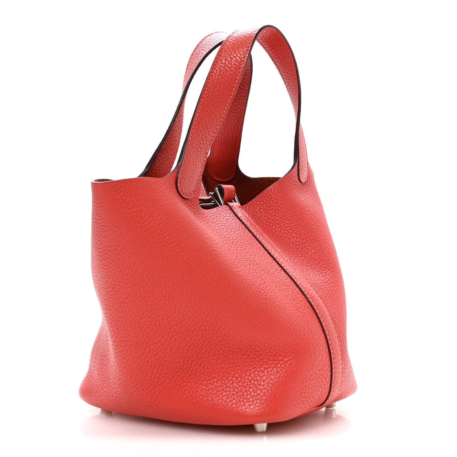 Hermes Taurillon Clemence Picotin Lock 18 PM Rose Jaipur 2 of 11