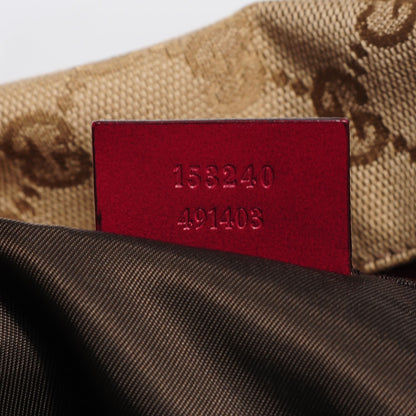 Gucci GG Monogram Web Medium Collapsable Carry On Duffle Beige Red 7 of 9