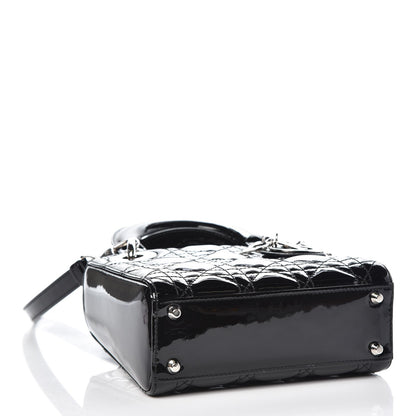 Christian Dior Patent Cannage Mini Lady Dior Black 4 of 8