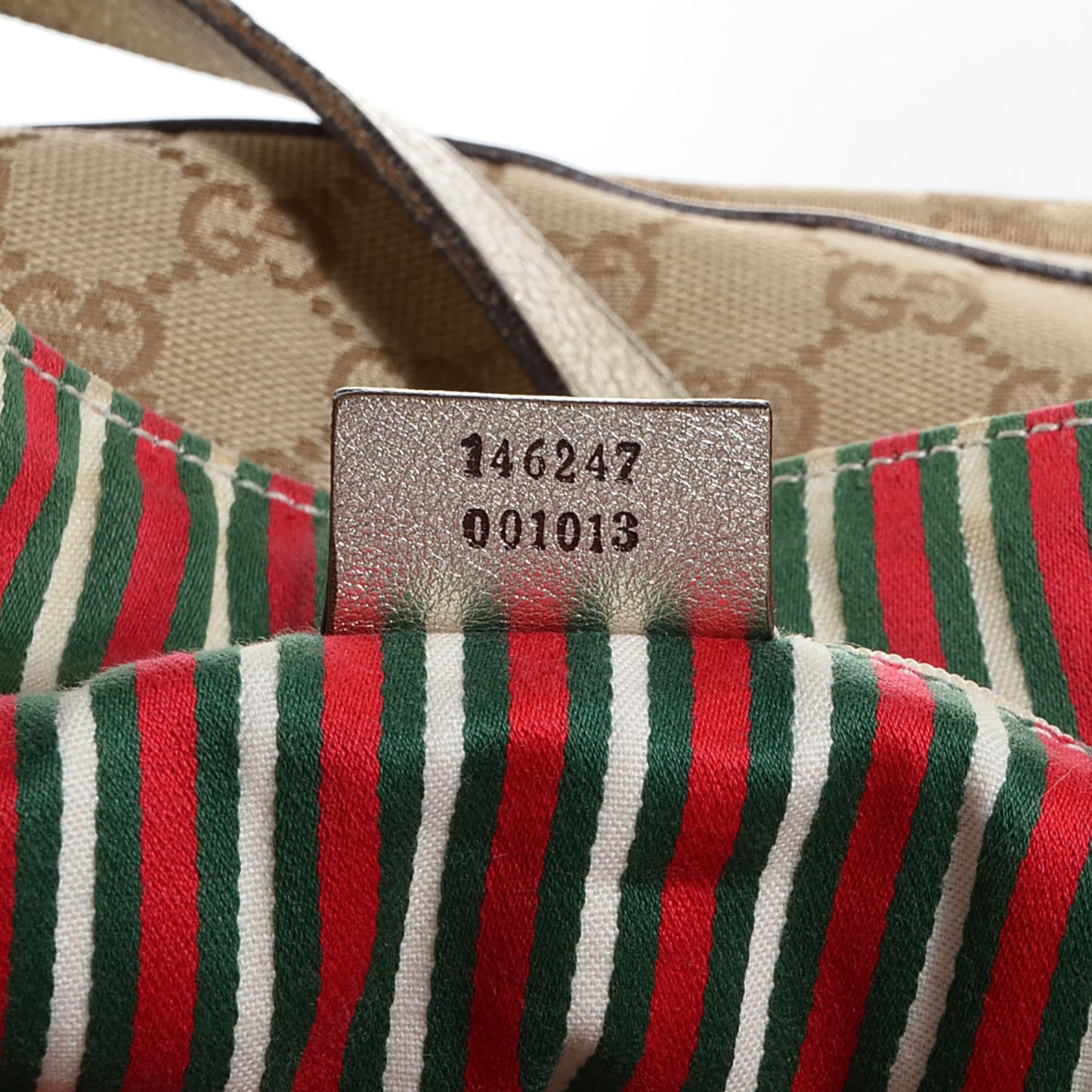 Monogram Abbey Tote Silver