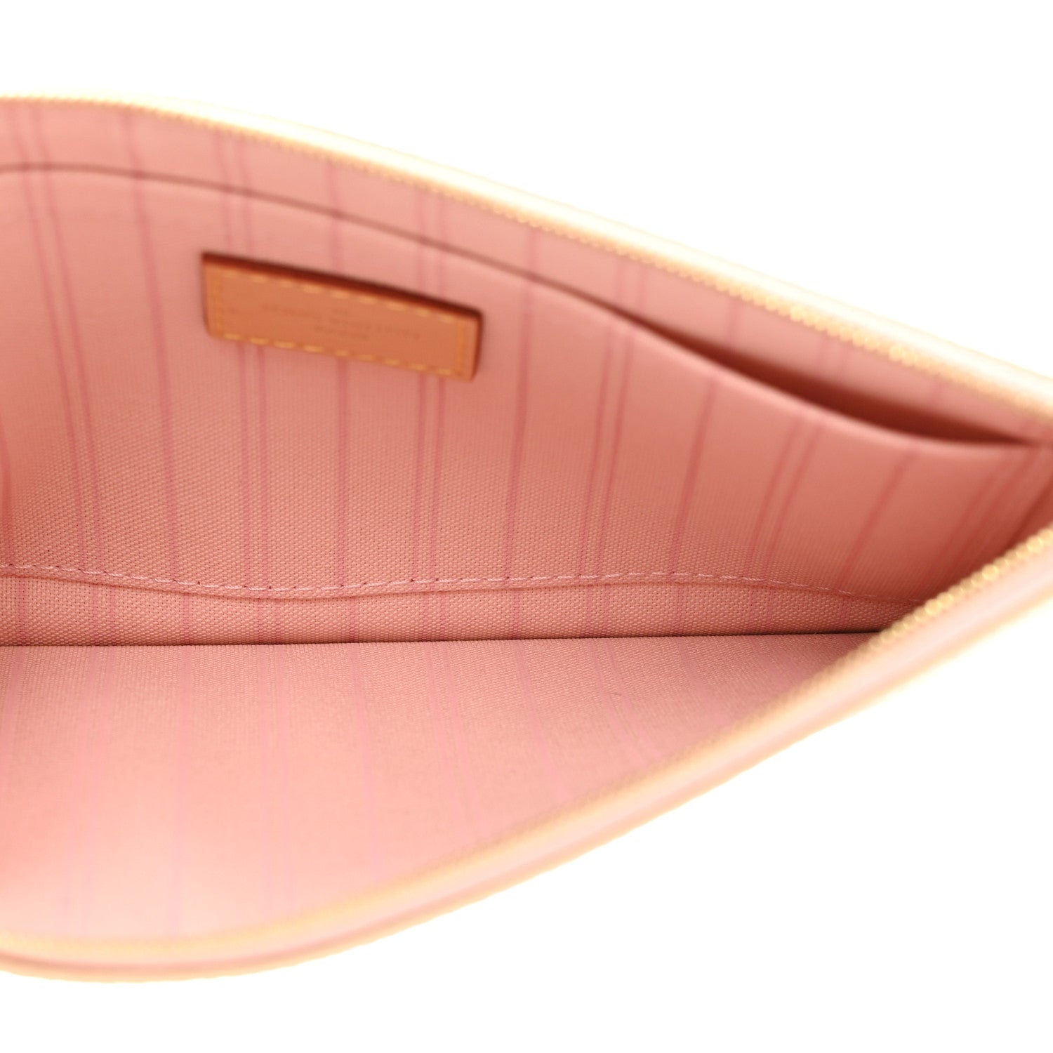 Louis Vuitton Damier Azur Neverfull MM GM Pochette Rose Ballerine 5 of 6