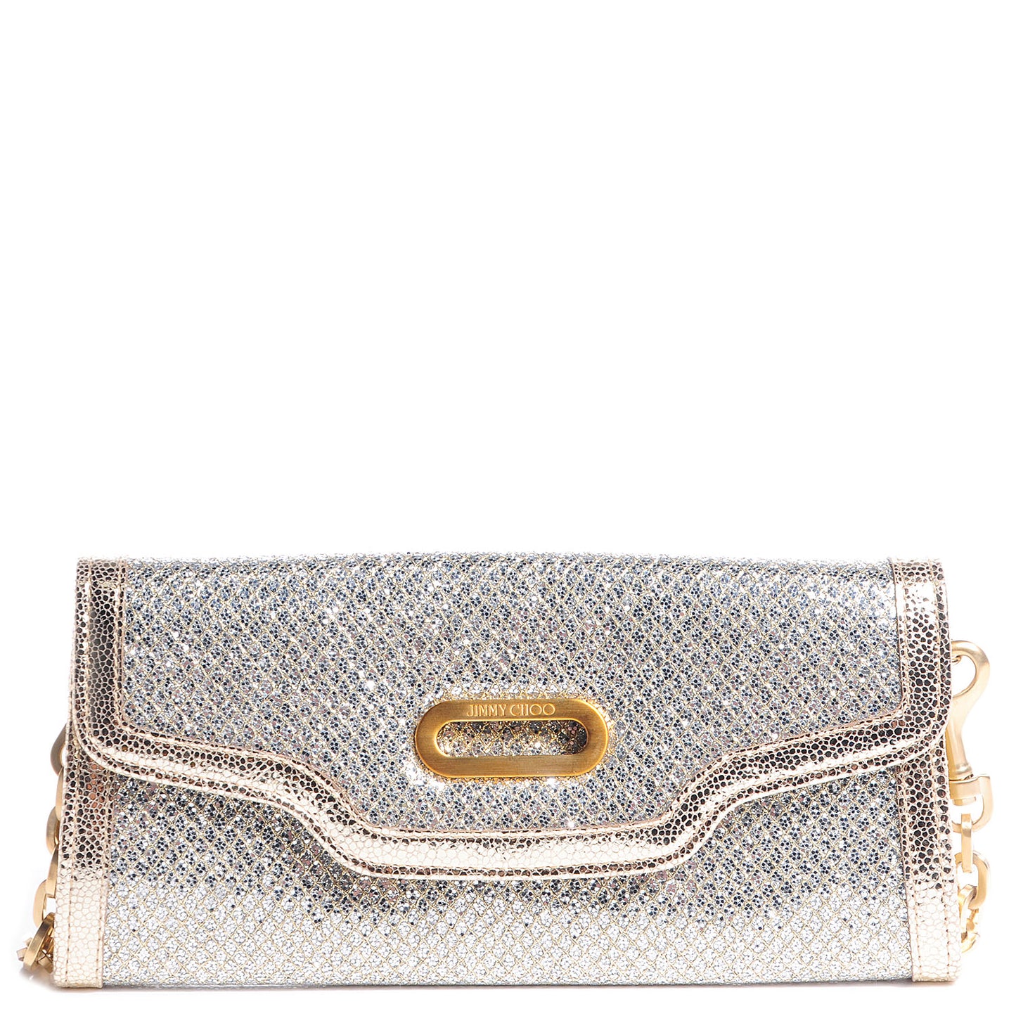 Glitter Fabric Tilsa Clutch Metallic