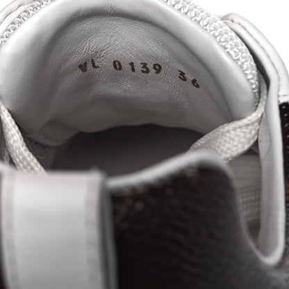 Louis Vuitton Calfskin Monogram Run Away Sneakers 36 White 9 of 9