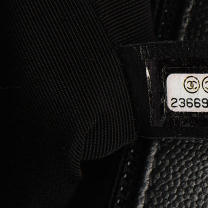 Chanel Caviar Quilted New Medium Boy Flap So Black 7 of 8