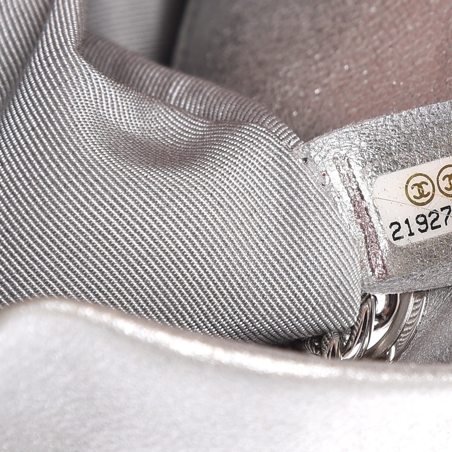Metallic Lambskin Quilted Large In Seoul Backpack Silver