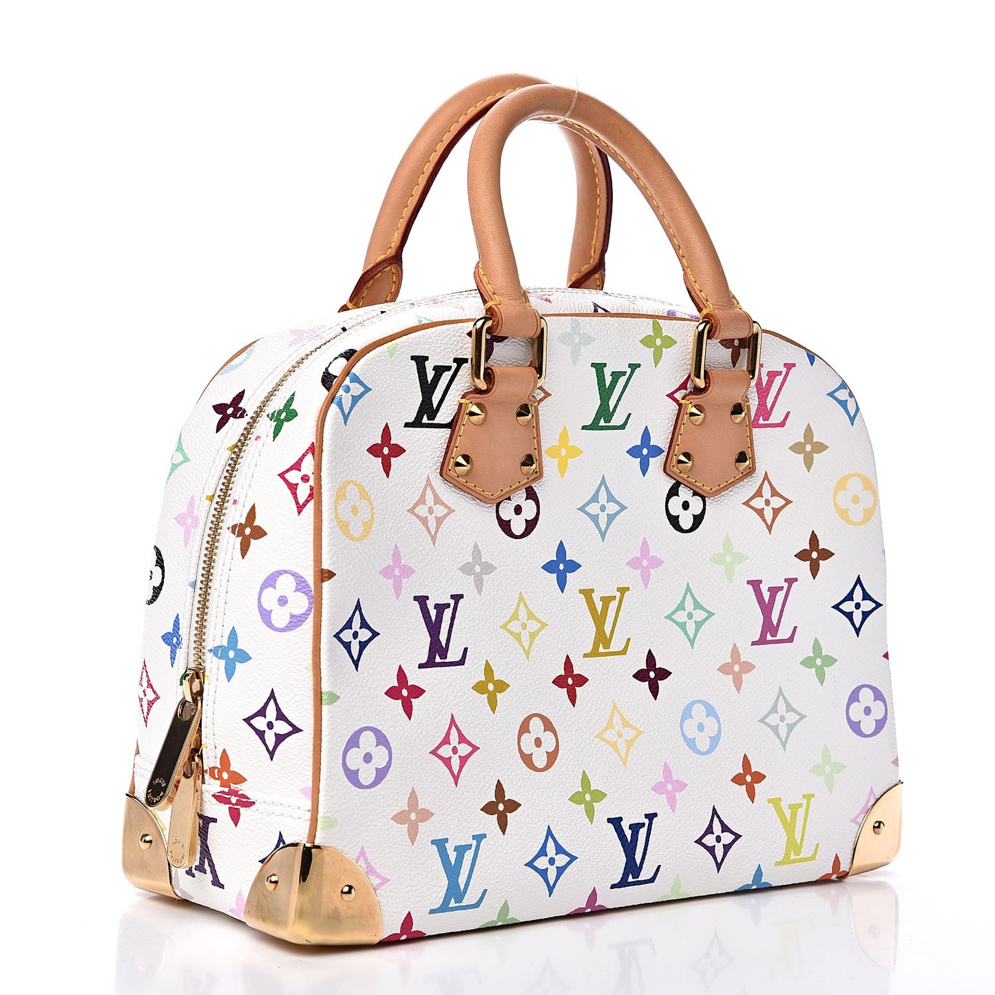 Monogram Multicolor Trouville White