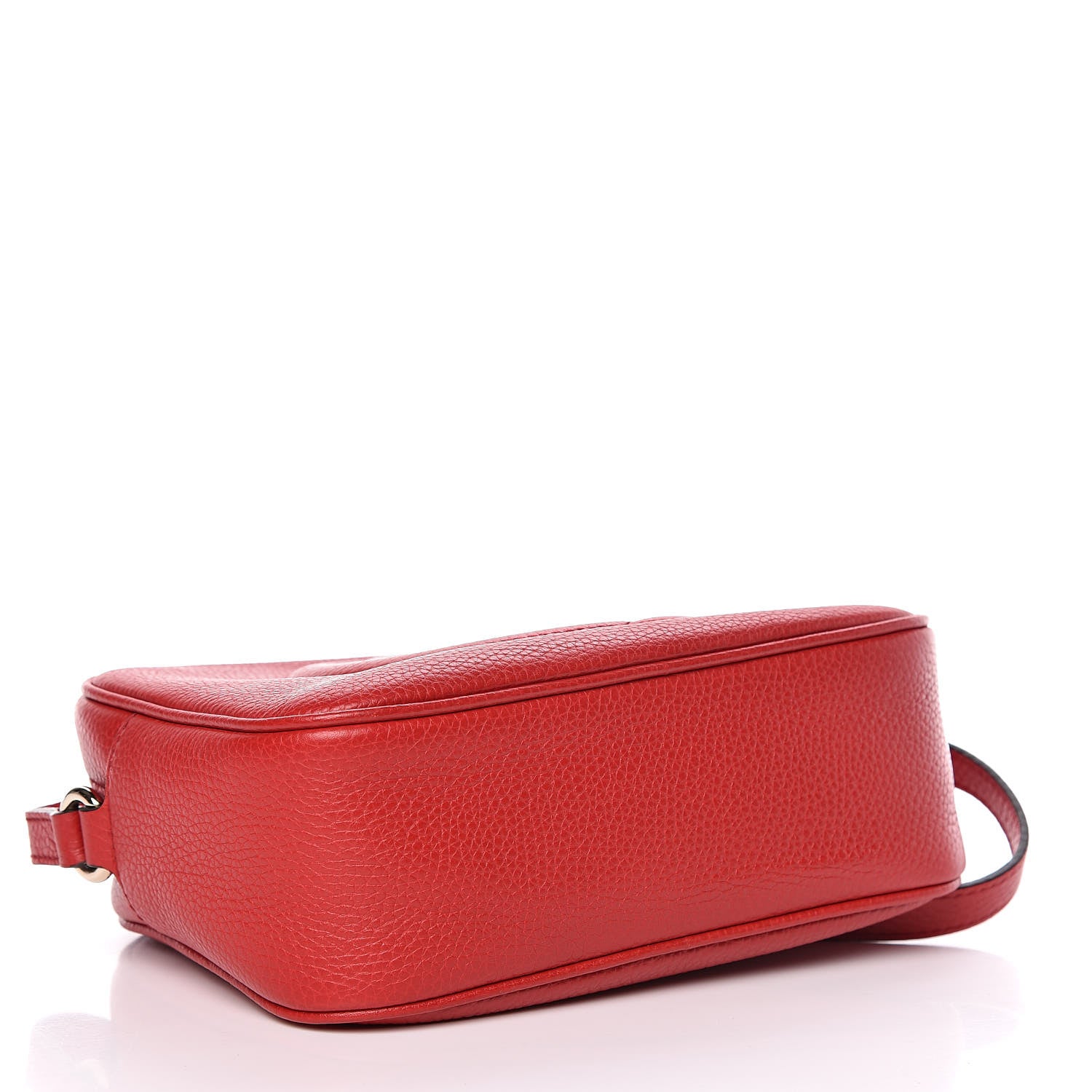 Gucci Pebbled Calfskin Small Soho Disco Bag Tabasco Red 4 of 10