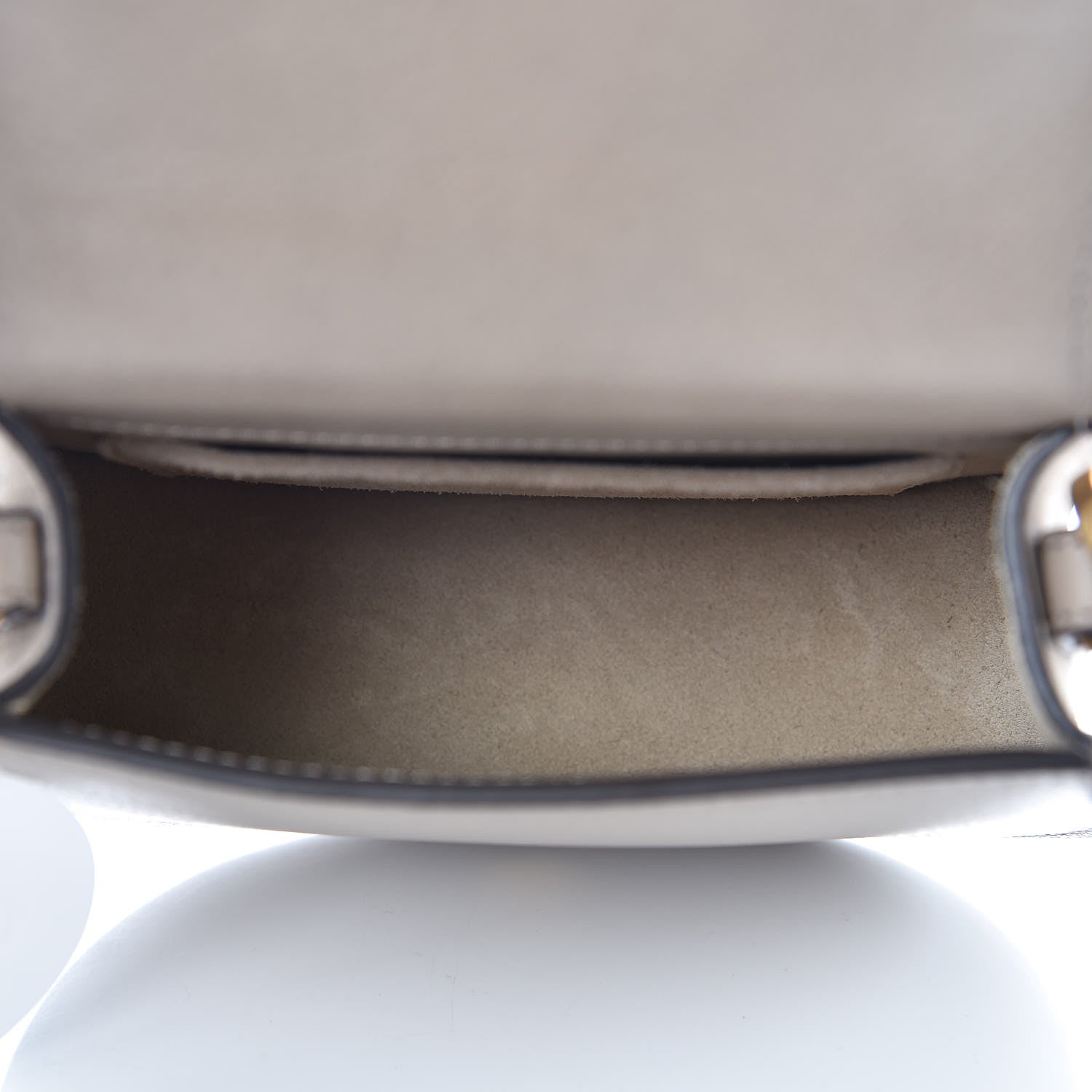 Chloe Calfskin Suede Small Nile Bracelet Bag Motty Grey 7 of 10
