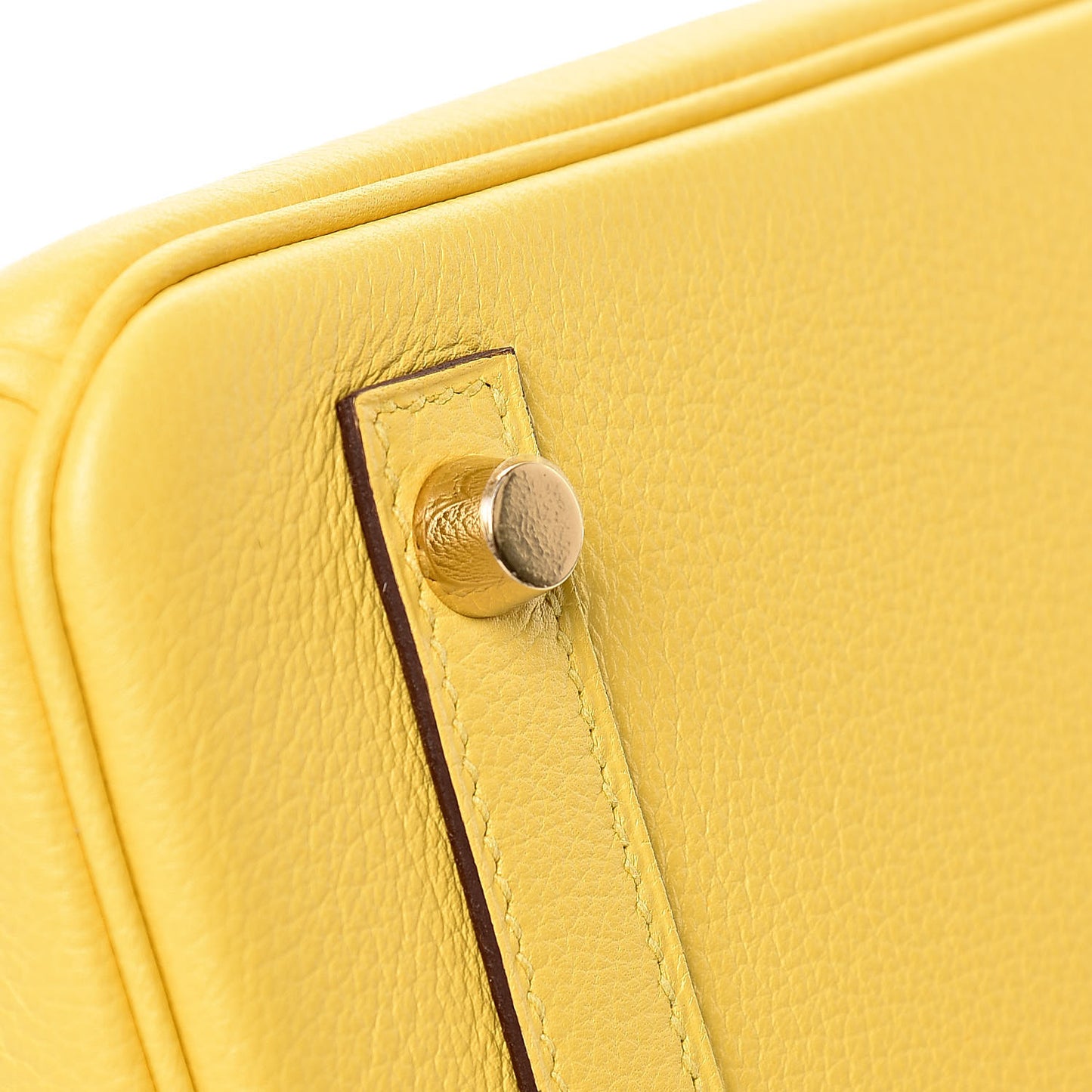 Taurillon Novillo Birkin 30 Jaune De Naples