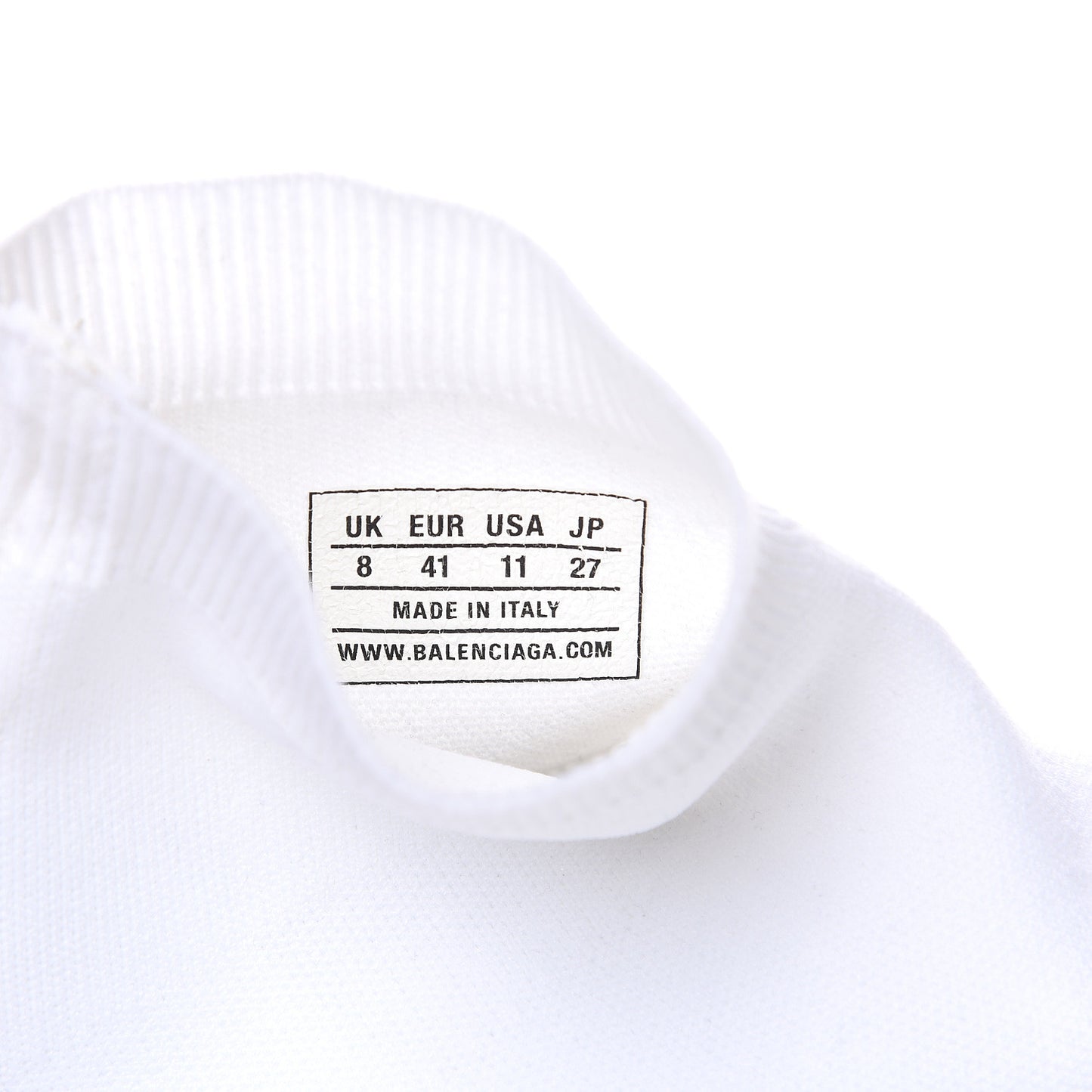 Neoprene Knit Womens Speed Sneakers 41 White