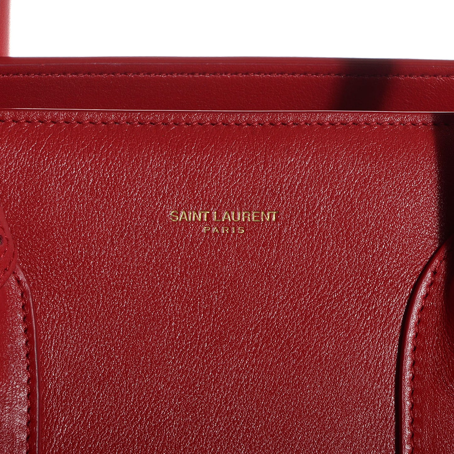Calfskin Large Sac de Jour Carryall Lipstick Red