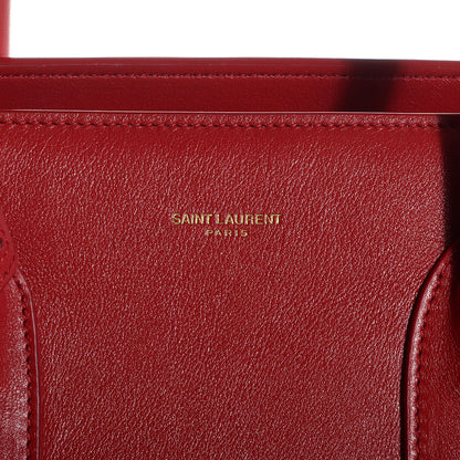 Saint Laurent Calfskin Large Sac de Jour Carryall Lipstick Red 9 of 9