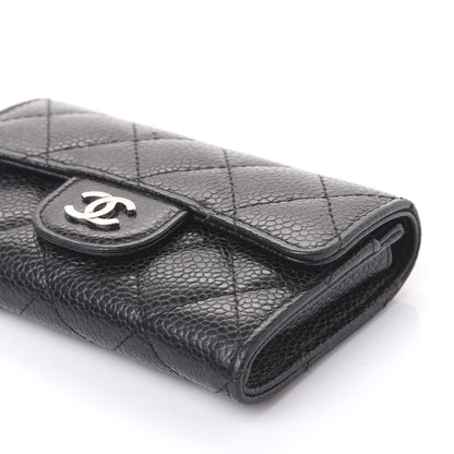 Chanel Caviar Quilted Flap Card Holder Black 6 of 10