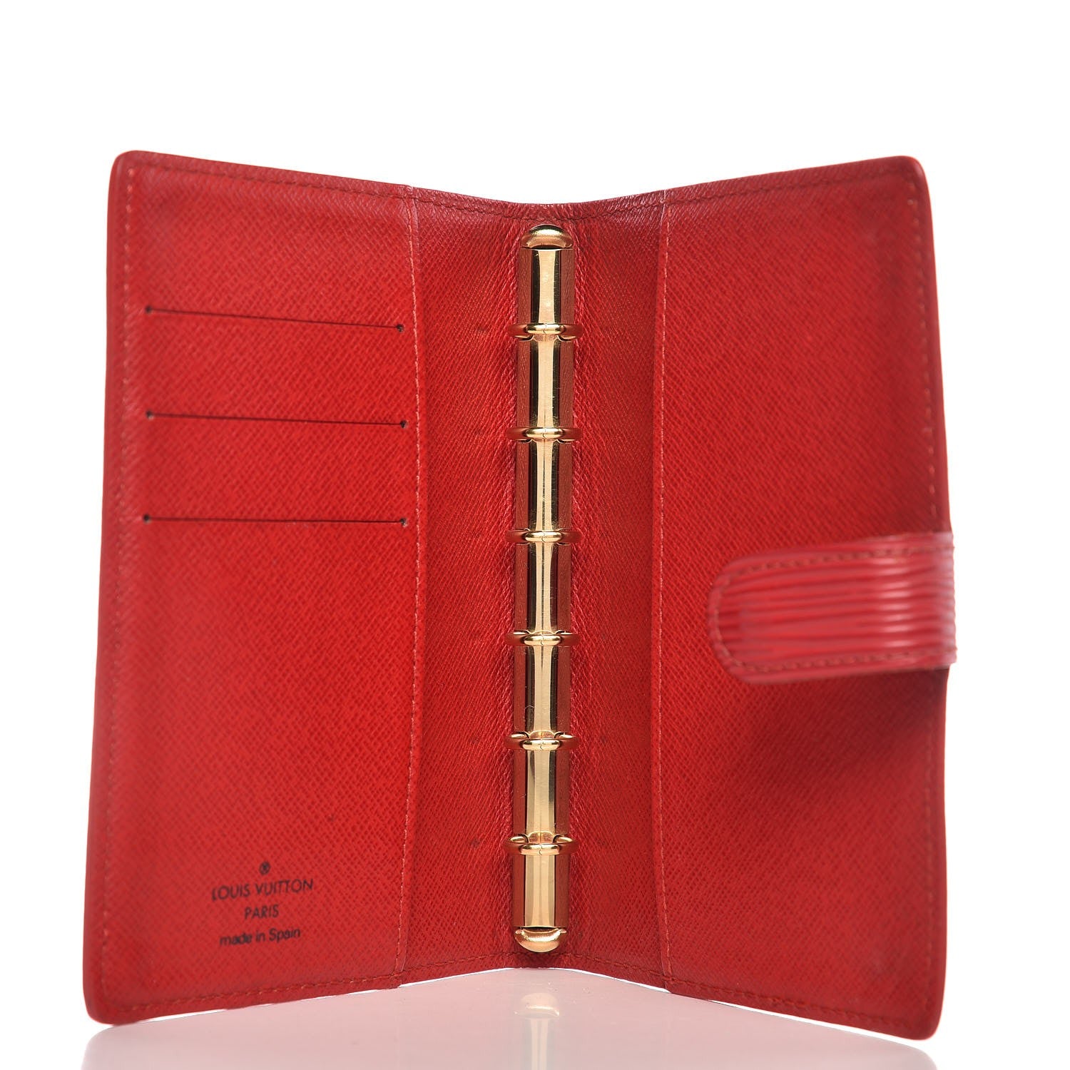 Louis Vuitton Epi Small Ring Agenda Cover Rouge 5 of 8