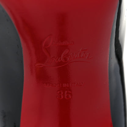 Christian Louboutin Patent Pigalle 85 Pumps 36 Black 7 of 13