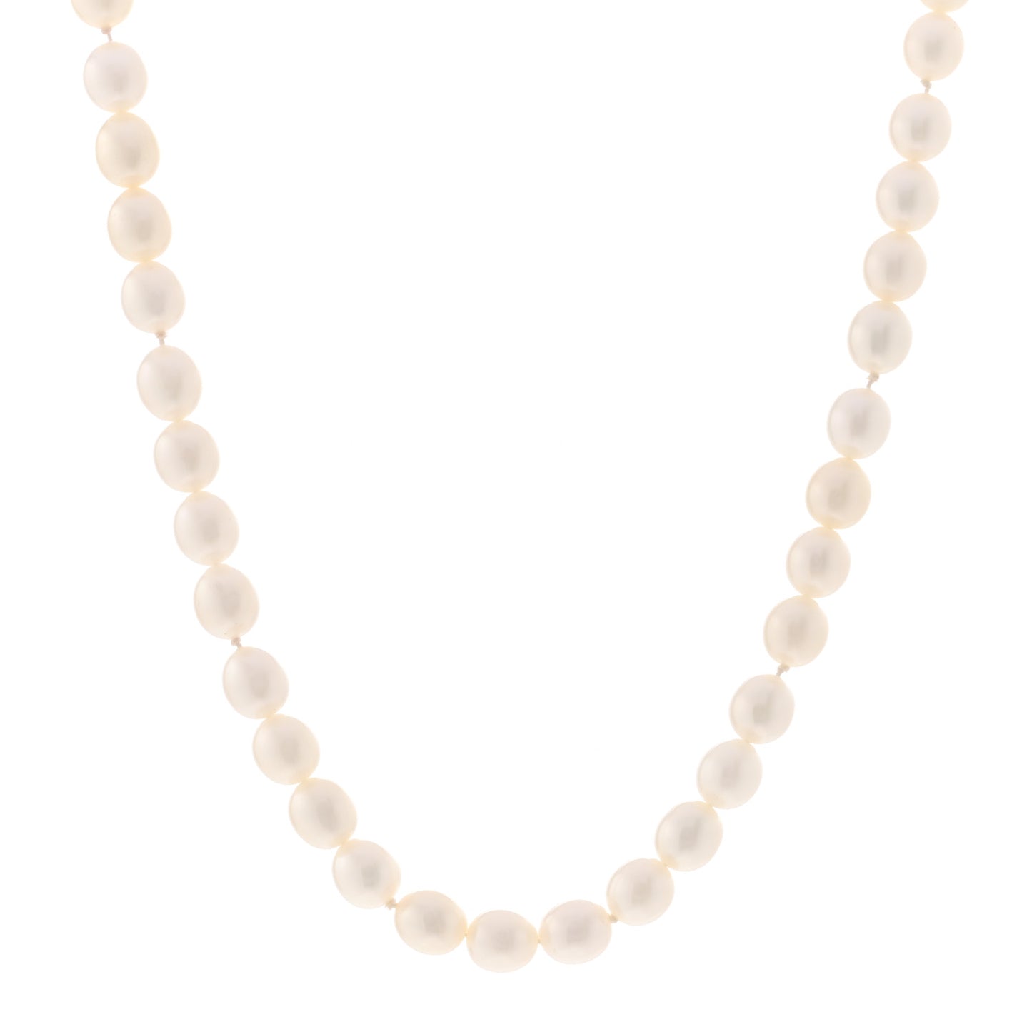 Sterling Silver Pearl Strand Toggle Necklace