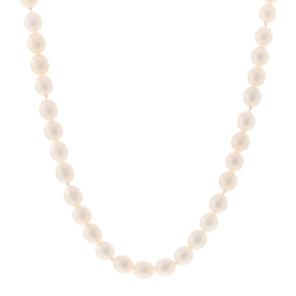 Tiffany Sterling Silver Pearl Strand Toggle Necklace 1 of 4
