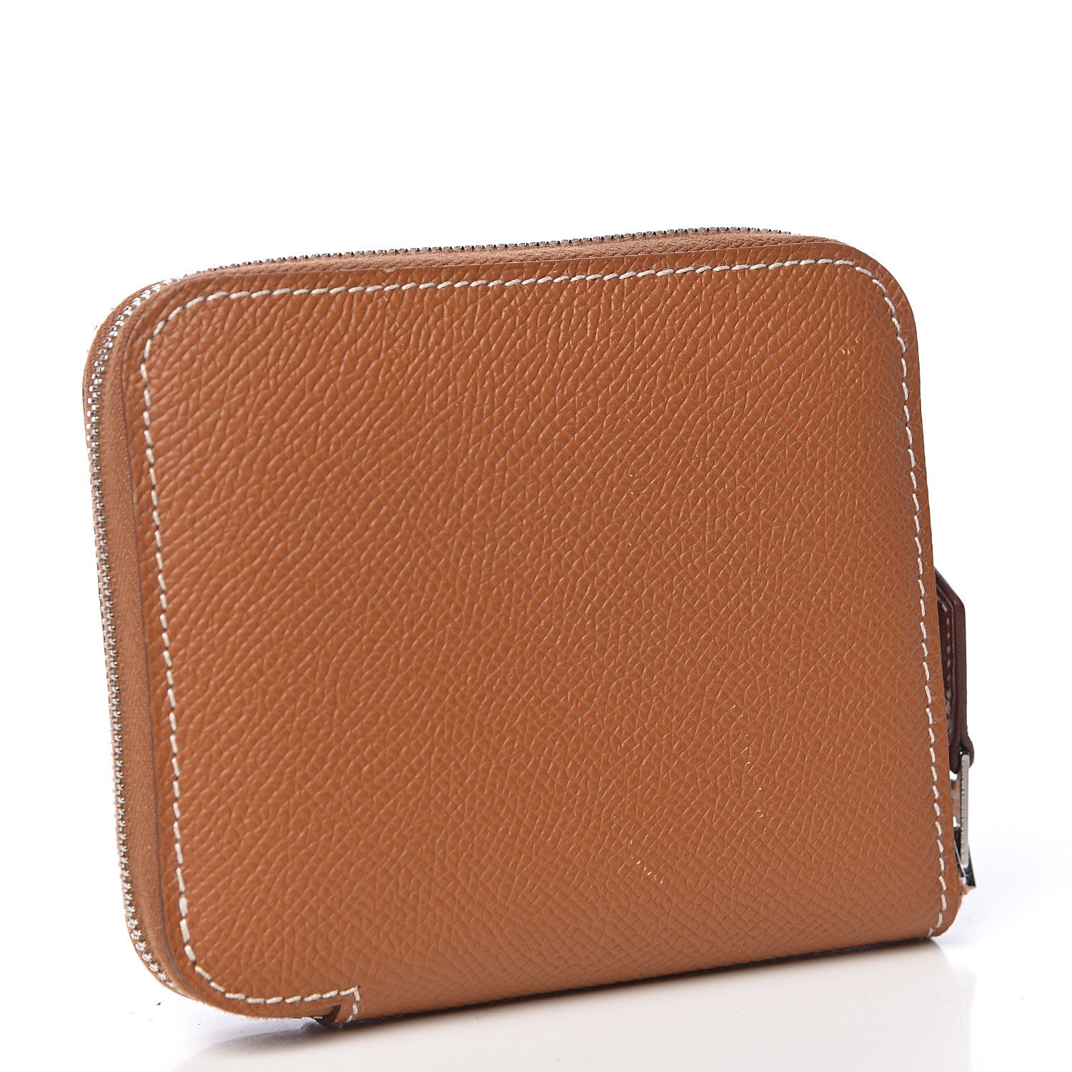 Hermes Epsom Silk'in Compact Wallet Gold Jaune De Naples 3 of 9