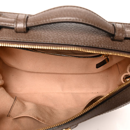 Gucci GG Supreme Monogram Web Small Ophidia Top Handle Shoulder Bag Brown 5 of 12