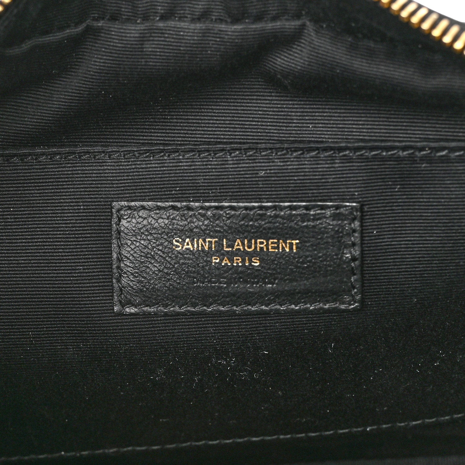 Saint Laurent Canvas Calfskin Monogram Lou Camera Bag Black Grey Cream 6 of 10