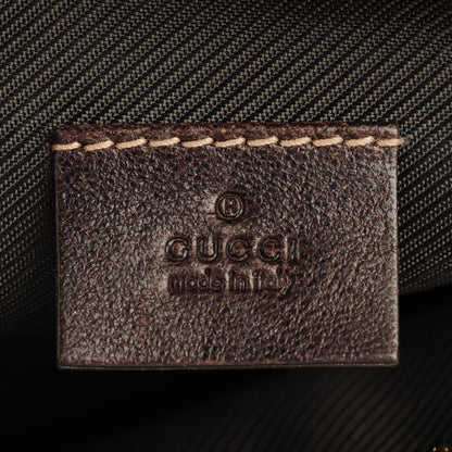 Gucci Crystal Monogram Duchessa Cosmetic Case Dark Brown 6 of 7