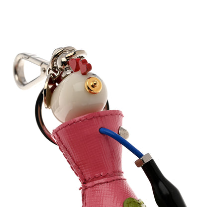 Prada Robot Trick Keychain Begonia 4 of 5
