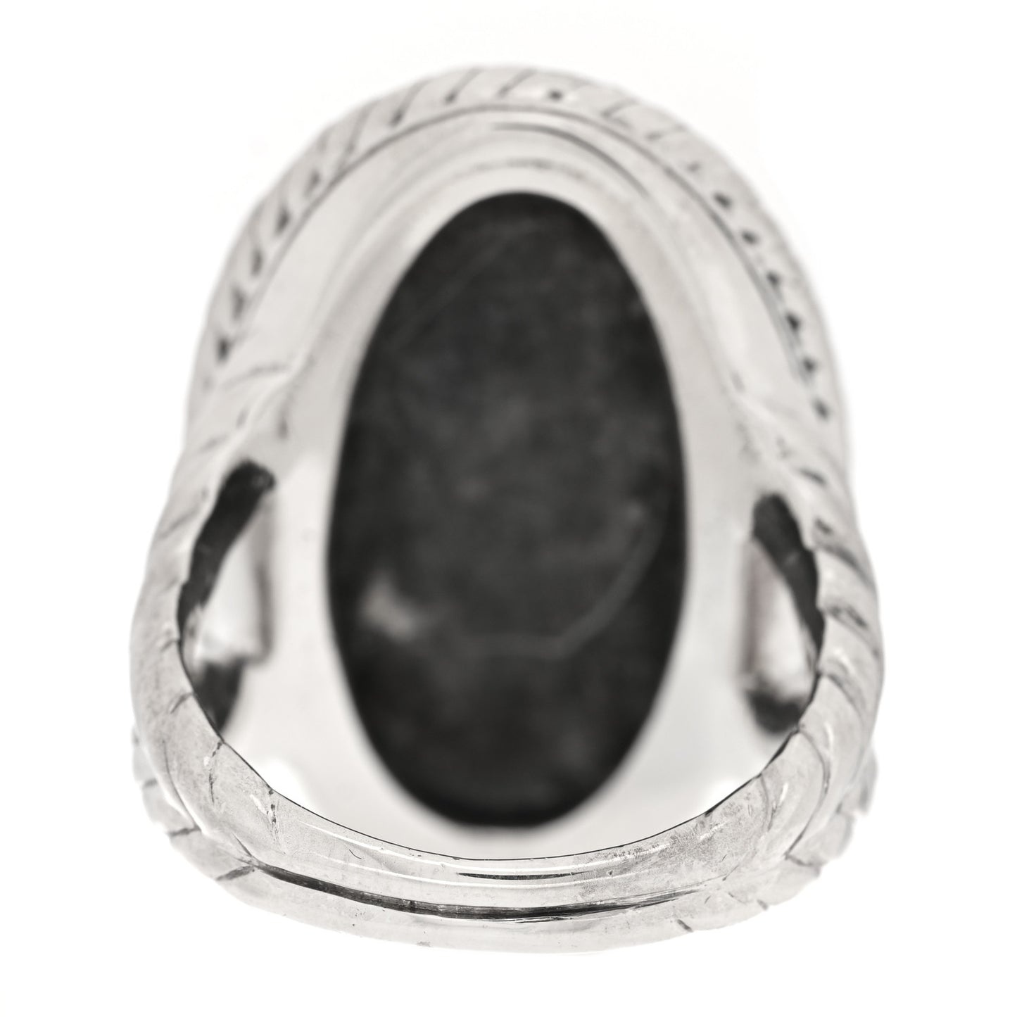 Sterling Silver Diamond Cable Coil Ring 60 9.25