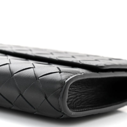 Bottega Veneta Nappa Intrecciato Long Andiamo Top Handle Clutch Black 9 of 9