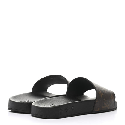 Louis Vuitton Rubber Monogram Mens Waterfront Mules 6 Macassar 4 of 8