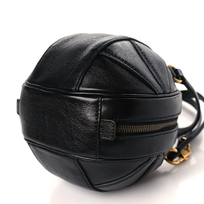 Gucci Piuma Lux Energy Mini Tifosa Basketball Shaped Shoulder Bag Black 9 of 9