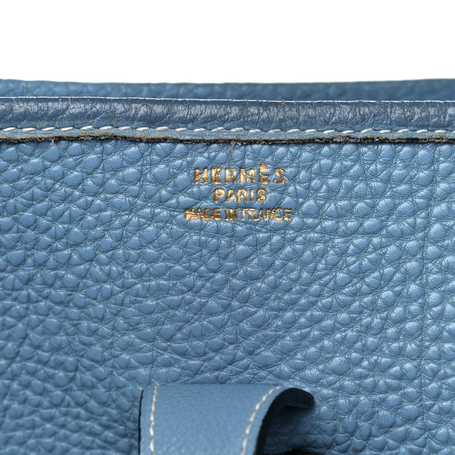 Hermes Togo Evelyne GM Blue Jean 5 of 21