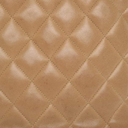Chanel Lambskin Quilted Shoulder Bag Beige 12 of 21