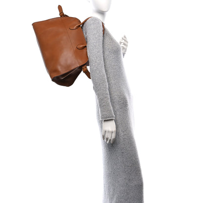 The Row Polished Saddle Calfskin Soft Margaux 15 Cuir 3 of 10