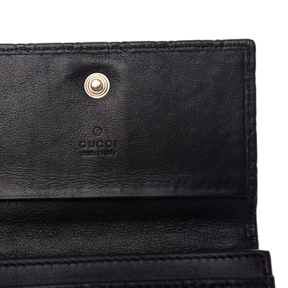 Gucci Guccissima Card Case Black 6 of 7