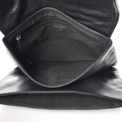 Chanel Lambskin Chocolate Bar Mademoiselle Flap Black 6 of 11