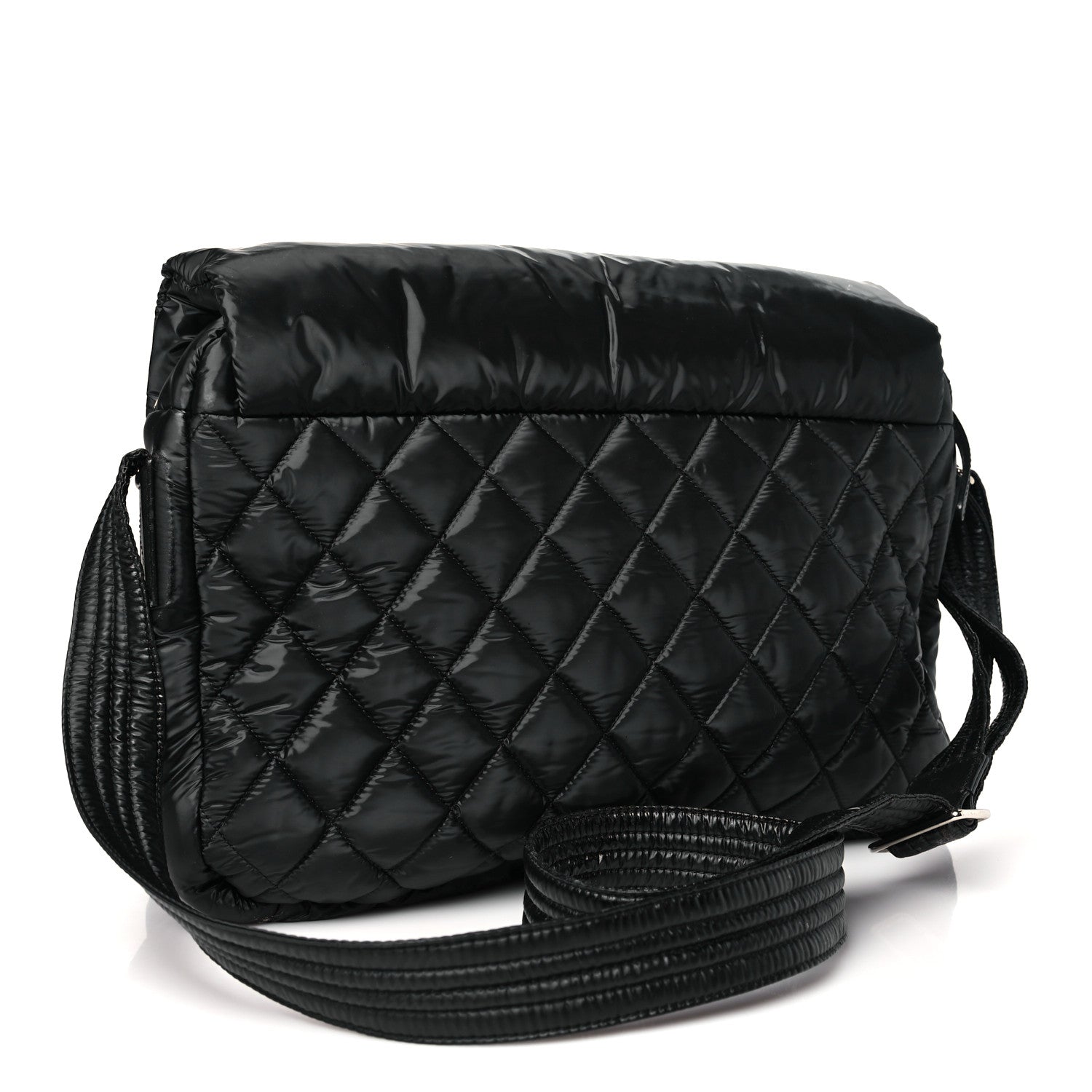 Chanel Nylon Coco Cocoon Messenger Bag Black 3 of 14