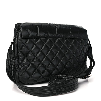 Chanel Nylon Coco Cocoon Messenger Bag Black 3 of 14