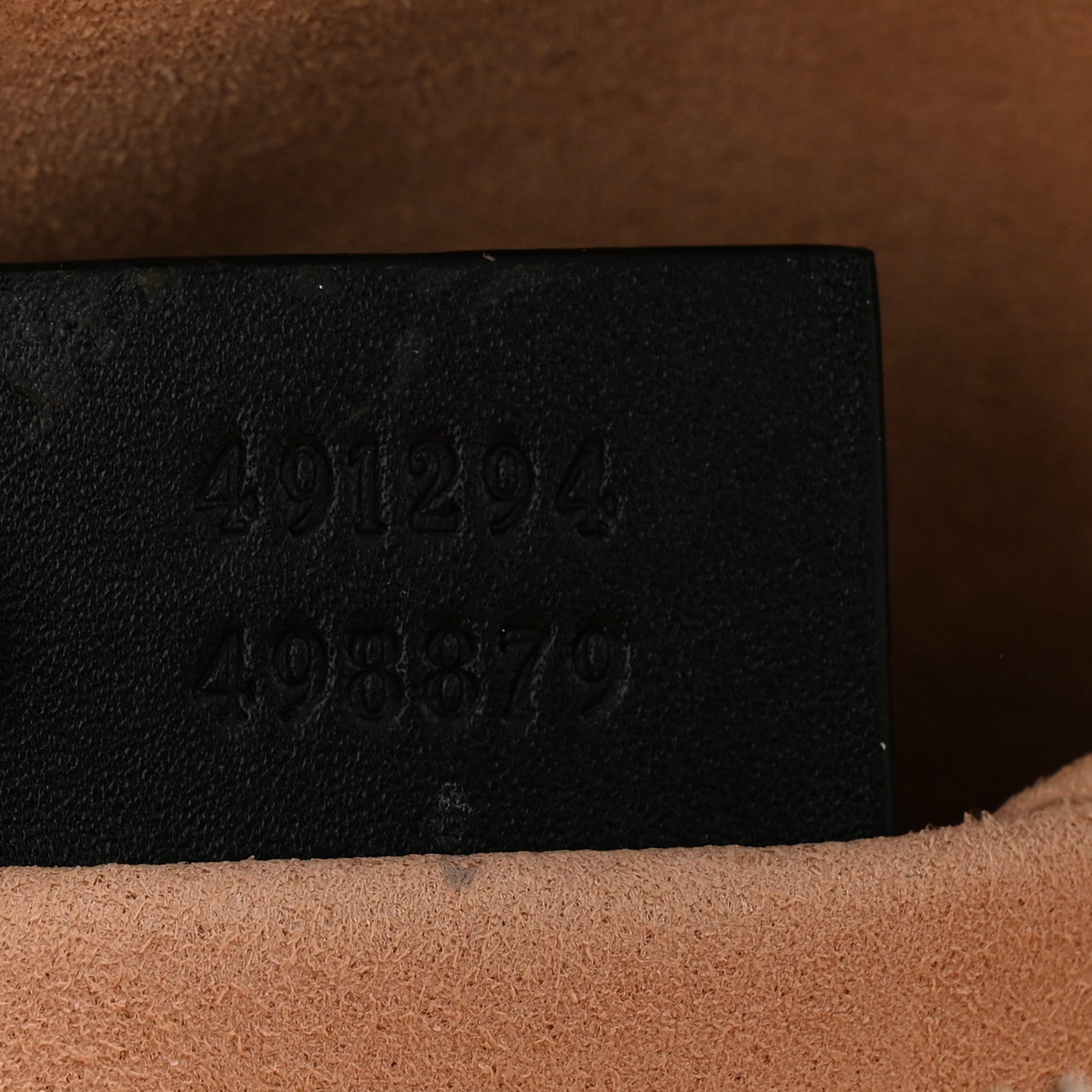 Gucci Calfskin Matelasse GG Marmont Belt Bag 95 38 Black 7 of 10