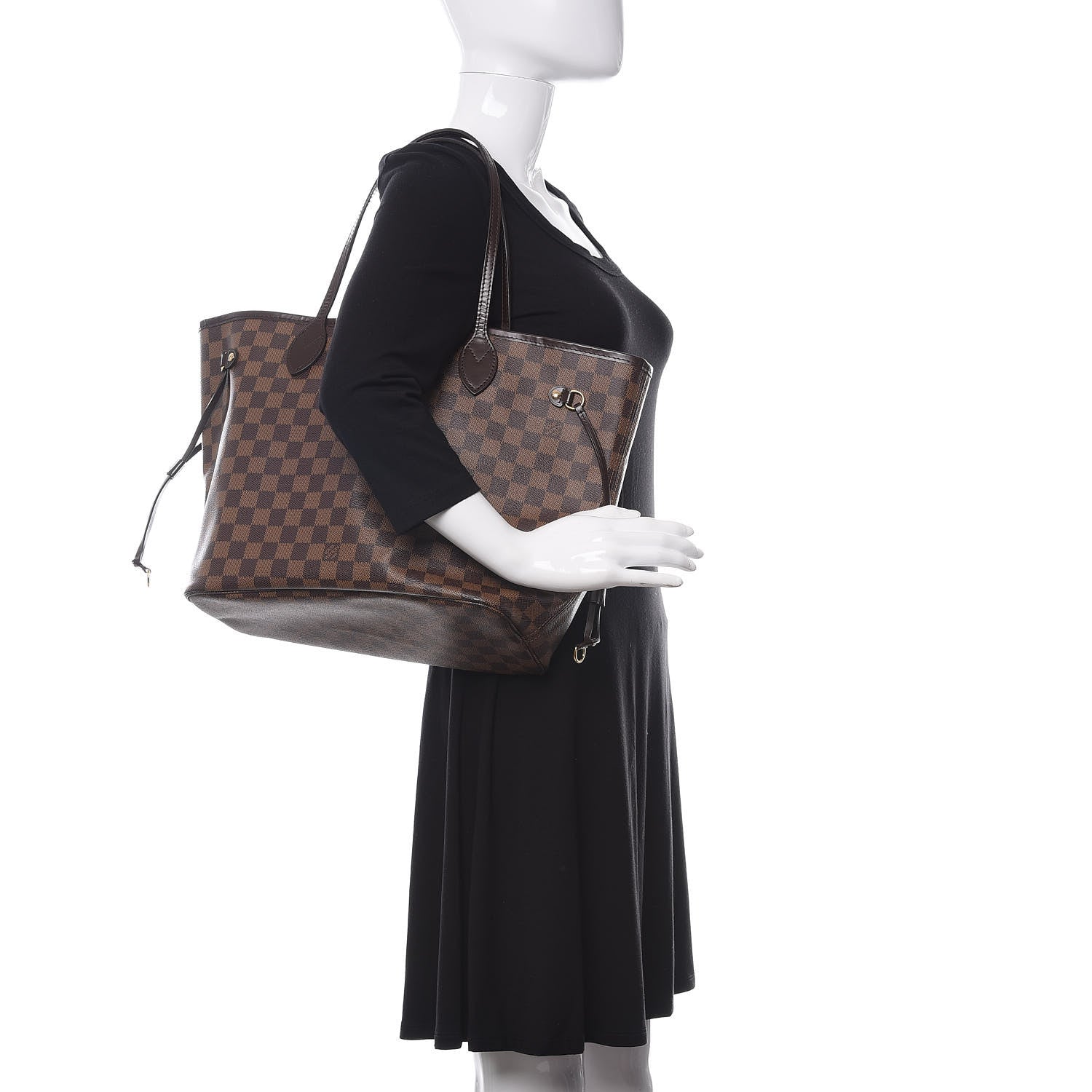 Louis Vuitton Damier Ebene Neo Neverfull MM 2 of 14