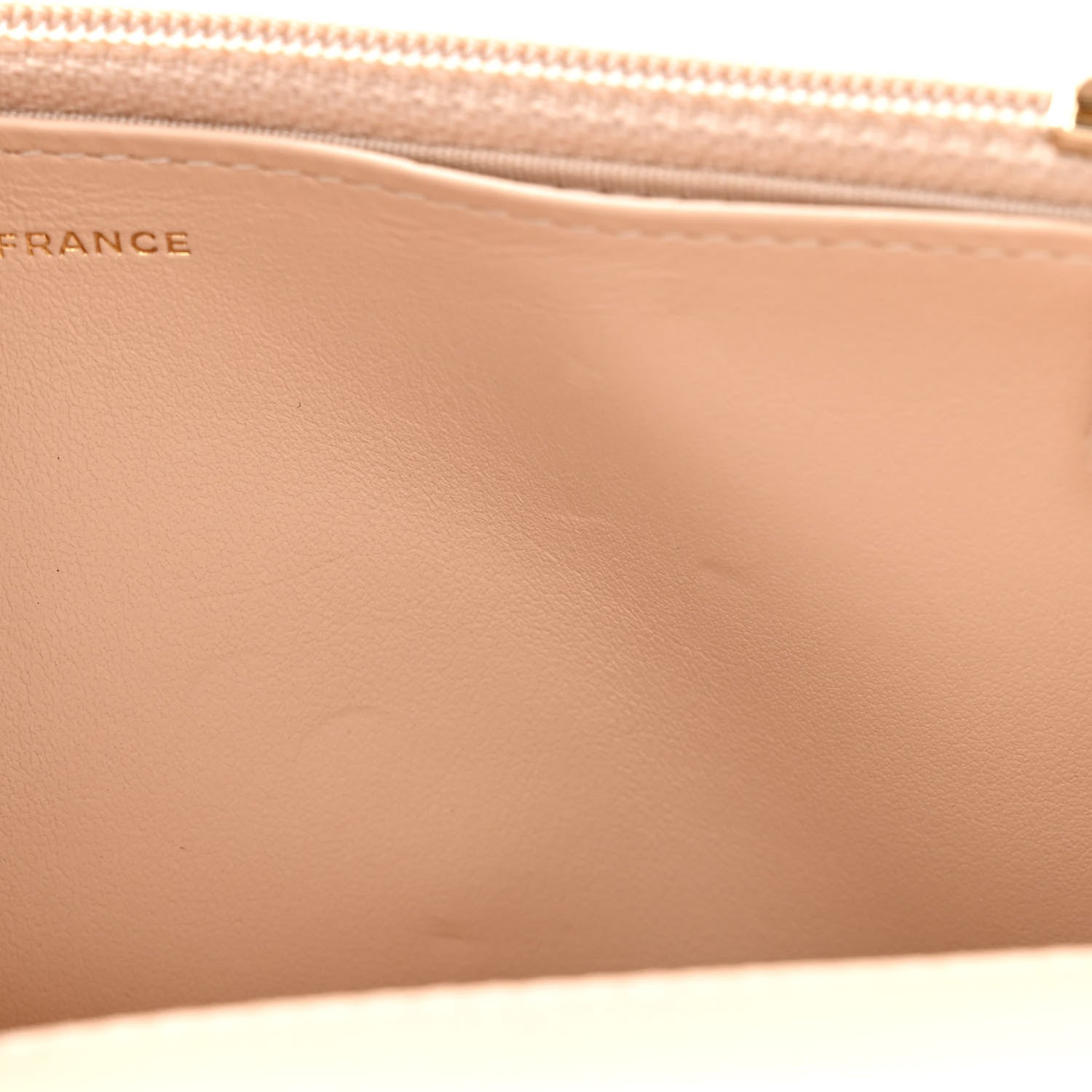 Chanel Caviar Quilted Coco Candy Wallet On Chain WOC Beige 9 of 13