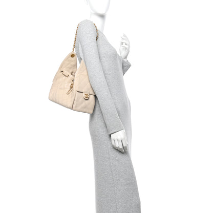 Chanel Caviar Quilted Small Chanel 25 Handbag Beige 2 of 15