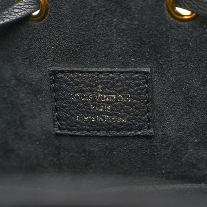 Louis Vuitton Calfskin Lockme Bucket MM Black 6 of 10