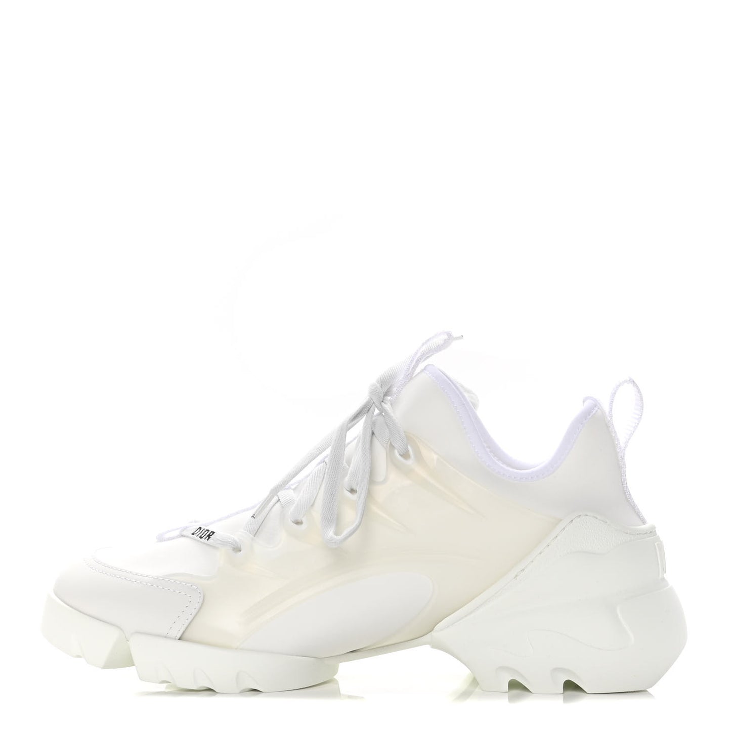 Technical Fabric Rubber Womens D-Connect Sneakers 39 White