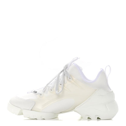Christian Dior Technical Fabric Rubber Womens D-Connect Sneakers 39 White 1 of 10