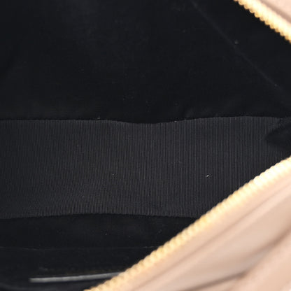 Saint Laurent Suede Matelasse Monogram Lou Camera Bag Taupe 5 of 10