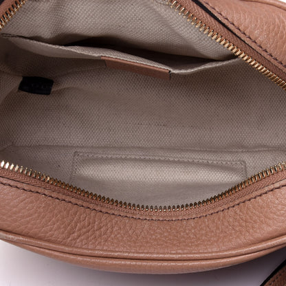 Gucci Pebbled Calfskin Small Soho Disco Bag Camelia 4 of 5