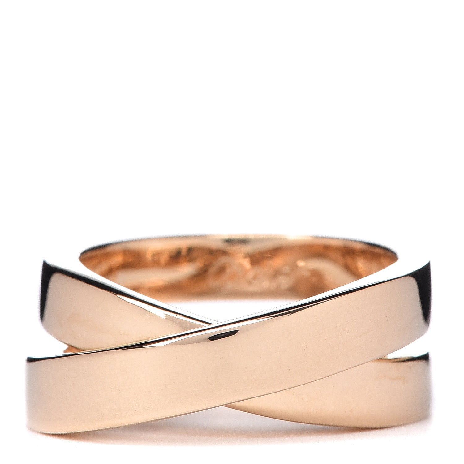 Cartier 18K Yellow Gold 9mm Paris Nouvelle Vague Ring 52 6 1 of 8