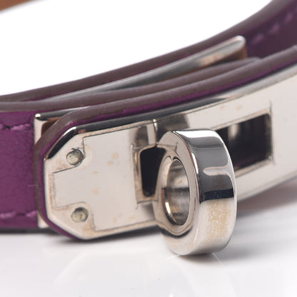 Hermes Swift Kelly Double Tour Bracelet M Cyclamen 7 of 8