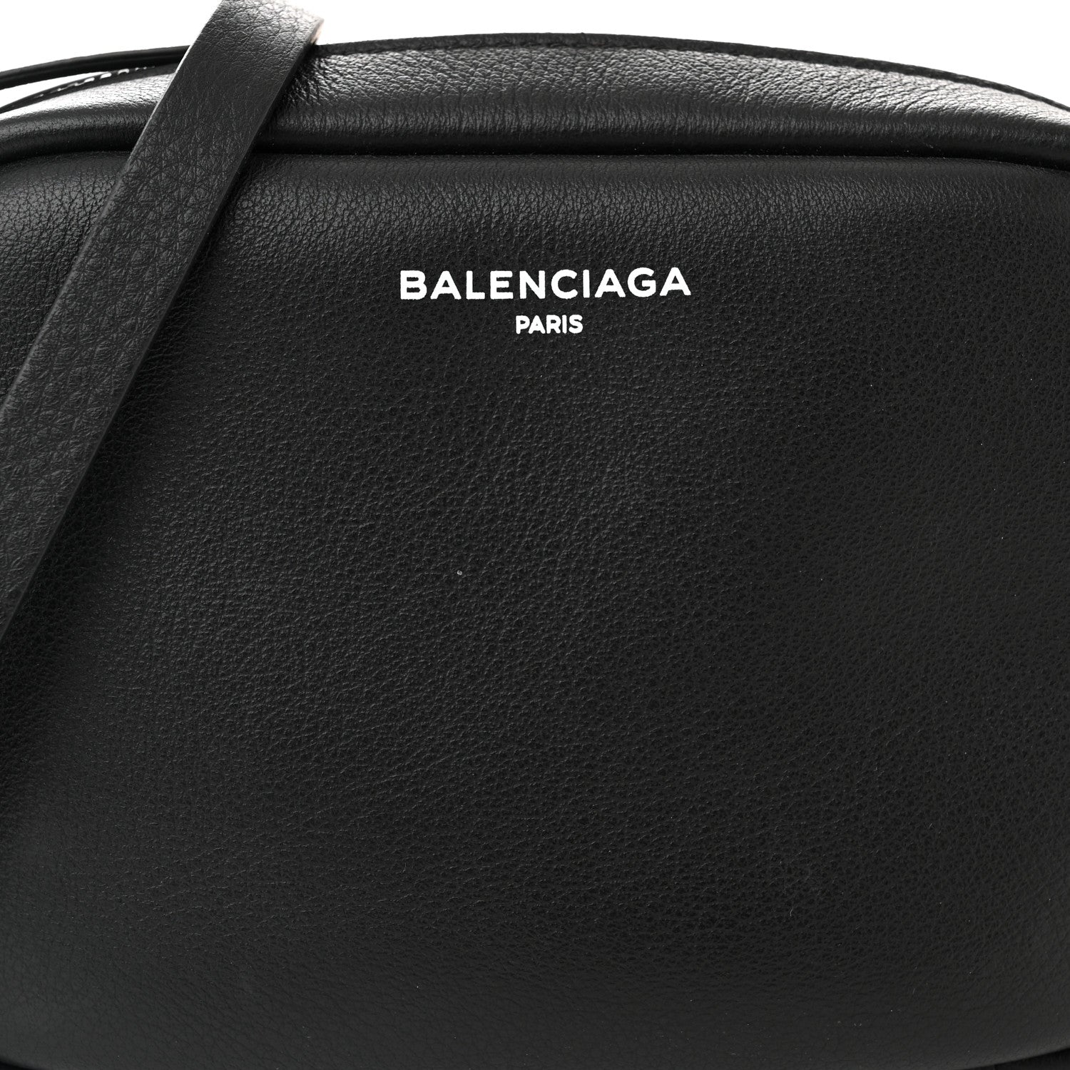 Balenciaga Calfskin Logo XS Everyday Camera Bag Black 8 of 10
