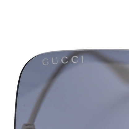 Gucci Metal Rimless Square Sunglasses GG1147S Black Gold 5 of 8
